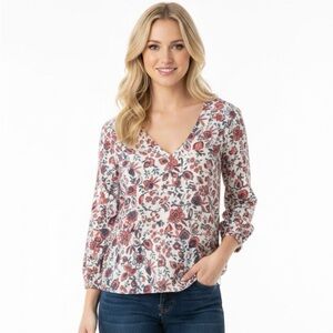 Gap factory floral top size small